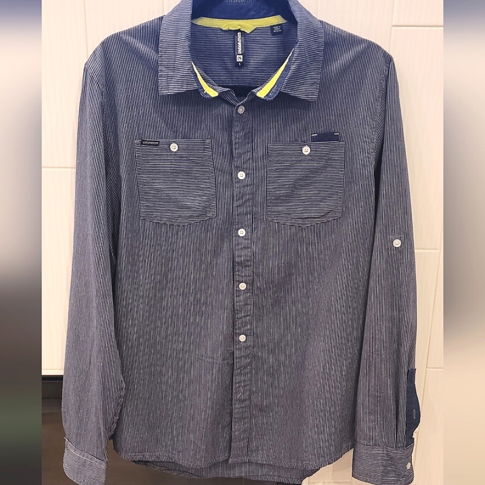 Mens Ocean Current L/S Button Down Oxford Size S